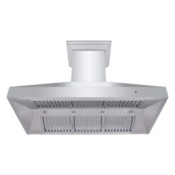 ZLINE 48 In. Professional Ducted Wall Mount Range Hood In Stainless Steel With Crown Molding (667CRN-48)(Zline 48 Professional Wall Mount Range Hood Stainless Steel Crown Molding 667crn 48) -Induction Cooktop Store 667CRN 485257
