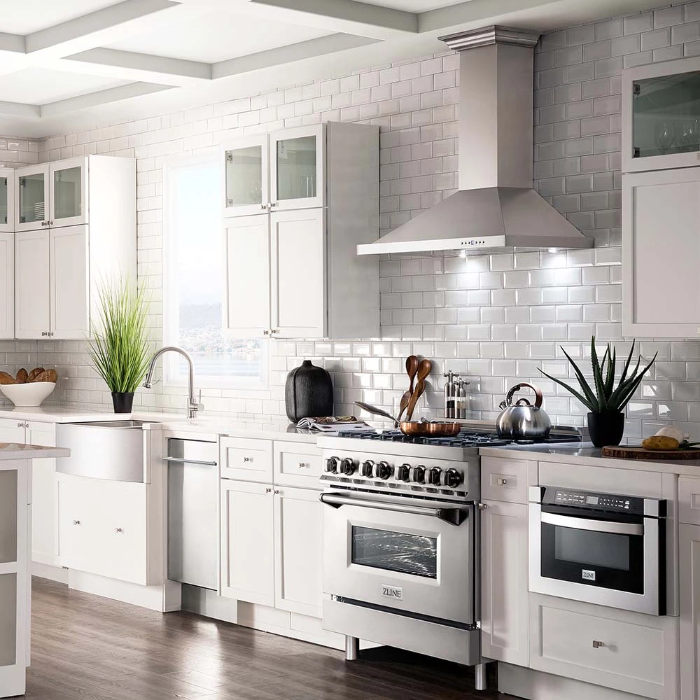 ZLINE 36 In. 4.6 Cu. Ft. Legacy Dual Fuel Range With Gas Cooktop And Electric Convection Oven In Stainless Steel With 6 Brass Burners (RA-BR-36)(Zline 36 Legacy Dual Fuel Range Stainless Steel Brass Burners Ra Br 36) 2 ZLINE 36 In. 4.6 Cu. Ft. Legacy Dual Fuel Range With Gas Cooktop And Electric Convection Oven In Stainless Steel With 6 Brass Burners (RA-BR-36)(Zline 36 Legacy Dual Fuel Range Stainless Steel Brass Burners Ra Br 36) - Image 2