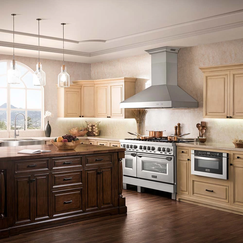 ZLINE 30 In. CrownSound™ Ducted Vent Wall Mount Range Hood In Stainless Steel With Built-in Bluetooth Speakers (697CRN-BT-30)(Zline 30 Wall Mount Range Hood Stainless Steel Crownsound 697crn Bt 30) 9 ZLINE 30 In. CrownSound™ Ducted Vent Wall Mount Range Hood In Stainless Steel With Built-in Bluetooth Speakers (697CRN-BT-30)(Zline 30 Wall Mount Range Hood Stainless Steel Crownsound 697crn Bt 30) - Image 9