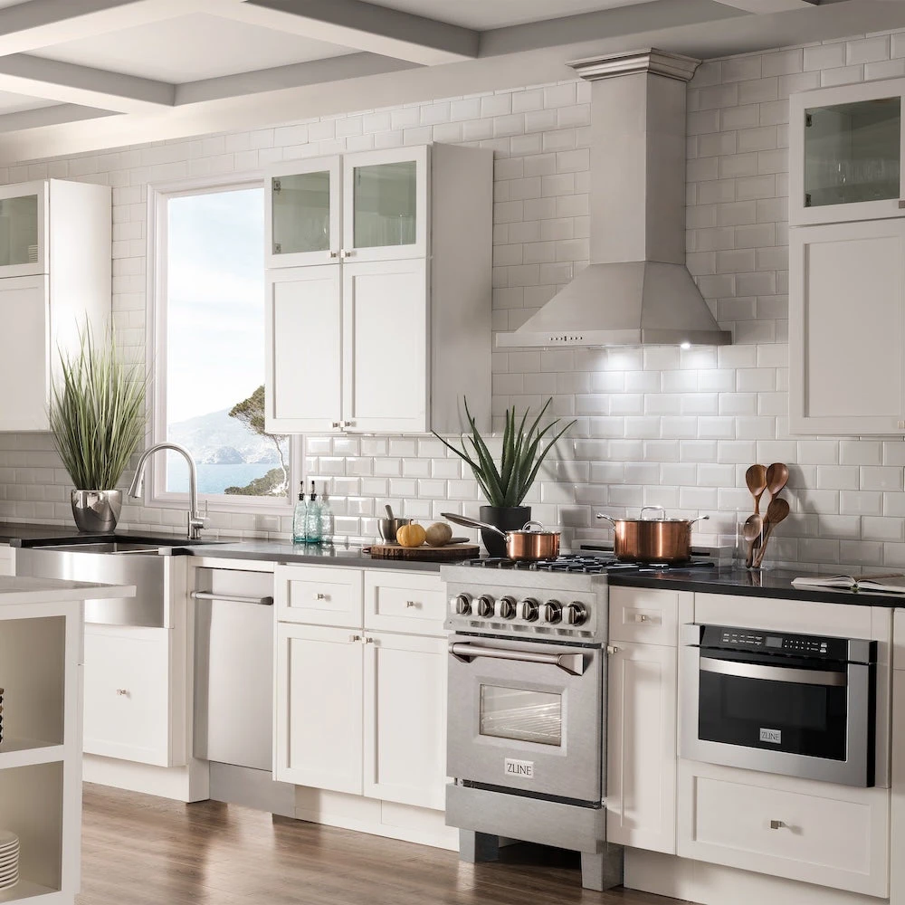 ZLINE 24 In. 2.8 Cu. Ft. Legacy Dual Fuel Range With Gas Cooktop And Electric Convection Oven In Satin Stainless Steel With 4 Brass Burners (RAS-SN-BR-24)(Zline 24 Legacy Dual Fuel Range Satin Stainless Steel Brass Burners Ras Sn Br 24) 2 ZLINE 24 In. 2.8 Cu. Ft. Legacy Dual Fuel Range With Gas Cooktop And Electric Convection Oven In Satin Stainless Steel With 4 Brass Burners (RAS-SN-BR-24)(Zline 24 Legacy Dual Fuel Range Satin Stainless Steel Brass Burners Ras Sn Br 24) - Image 2