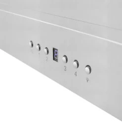 ZLINE 48 In. Convertible Vent Wall Mount Range Hood In Stainless Steel (KE-48)(Zline 48 Wall Mount Range Hood Stainless Steel Ke 48) -Induction Cooktop Store KE 48 Stainless ButtonPanel 7456e897 62f1 4ace bfa9 557f36c105fa