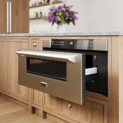 ZLINE 30 In. 1.2 Cu. Ft. Stainless Steel Built-In Microwave Drawer (MWD-30)(Zline 30 Microwave Drawer Stainless Steel Mwd 30) -Induction Cooktop Store MWD 30 Family Kitchen 0aa553b6 54b4 4712 b449 7dcdd787fe08