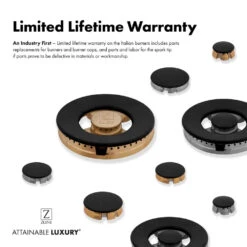 ZLINE 30 In. Legacy Gas Rangetop With 4 Brass Burners And Porcelain Cooktop In Black Stainless Steel (RTB-BR-30)(Zline 30 Legacy Gas Rangetop Black Stainless Steel Brass Burners Rtb Br 30) -Induction Cooktop Store Zline Burner Campaign A 3000x3000 3 e94803b6 9f85 4791 baee 080c54ae18d3