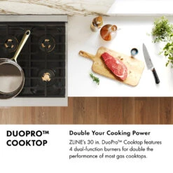 ZLINE 30 In. 4.2 Cu. Ft. Paramount Dual Fuel Range With 4 Burner DuoPro™ Cooktop And Electric Convection Oven In Satin Stainless Steel With White Matte Door (PSDRS-WM-30)(Zline 30 Paramount Dual Fuel Range Duopro Satin Stainless Steel White Matte Psdrs Wm 30) 36 ZLINE 30 In. 4.2 Cu. Ft. Paramount Dual Fuel Range With 4 Burner DuoPro™ Cooktop And Electric Convection Oven In Satin Stainless Steel With White Matte Door (PSDRS-WM-30)(Zline 30 Paramount Dual Fuel Range Duopro Satin Stainless Steel White Matte Psdrs Wm 30) -Induction Cooktop Store zline 30 inch duopro cooktop infographic cooking power 27e48406 c09f 41a8 8ce4 e6d51d740ac6