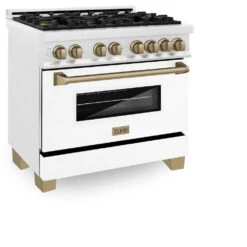 ZLINE Autograph Edition 36 In. 4.6 Cu. Ft. Legacy Dual Fuel Range With 6 Burner Gas Cooktop And Electric Convection Oven In Satin Stainless Steel With White Matte Door And Champagne Bronze Accents (RASZ-WM-36-CB)(Zline Autograph Edition 36 Legacy Dual Fuel Range Satin Stainless Steel White Matte Rasz Wm 36 Cb) 16 ZLINE Autograph Edition 36 In. 4.6 Cu. Ft. Legacy Dual Fuel Range With 6 Burner Gas Cooktop And Electric Convection Oven In Satin Stainless Steel With White Matte Door And Champagne Bronze Accents (RASZ-WM-36-CB)(Zline Autograph Edition 36 Legacy Dual Fuel Range Satin Stainless Steel White Matte Rasz Wm 36 Cb) -Induction Cooktop Store zline autograph edition professional satin stainless steel white matte dual fuel range RASZ WM 36 CB main