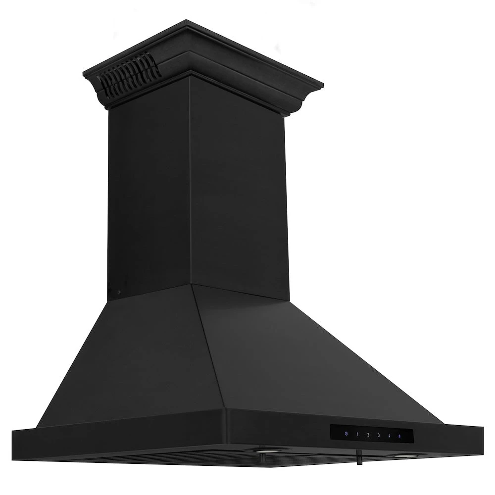 ZLINE 24 In. CrownSound™ Ducted Vent Wall Mount Range Hood In Black Stainless Steel With Built-in Bluetooth Speakers (BSKBNCRN-BT-24)(Zline 24 Wall Mount Range Hood Black Stainless Steel Crownsound Bskbncrn Bt 24) 3 ZLINE 24 In. CrownSound™ Ducted Vent Wall Mount Range Hood In Black Stainless Steel With Built-in Bluetooth Speakers (BSKBNCRN-BT-24)(Zline 24 Wall Mount Range Hood Black Stainless Steel Crownsound Bskbncrn Bt 24) - Image 3