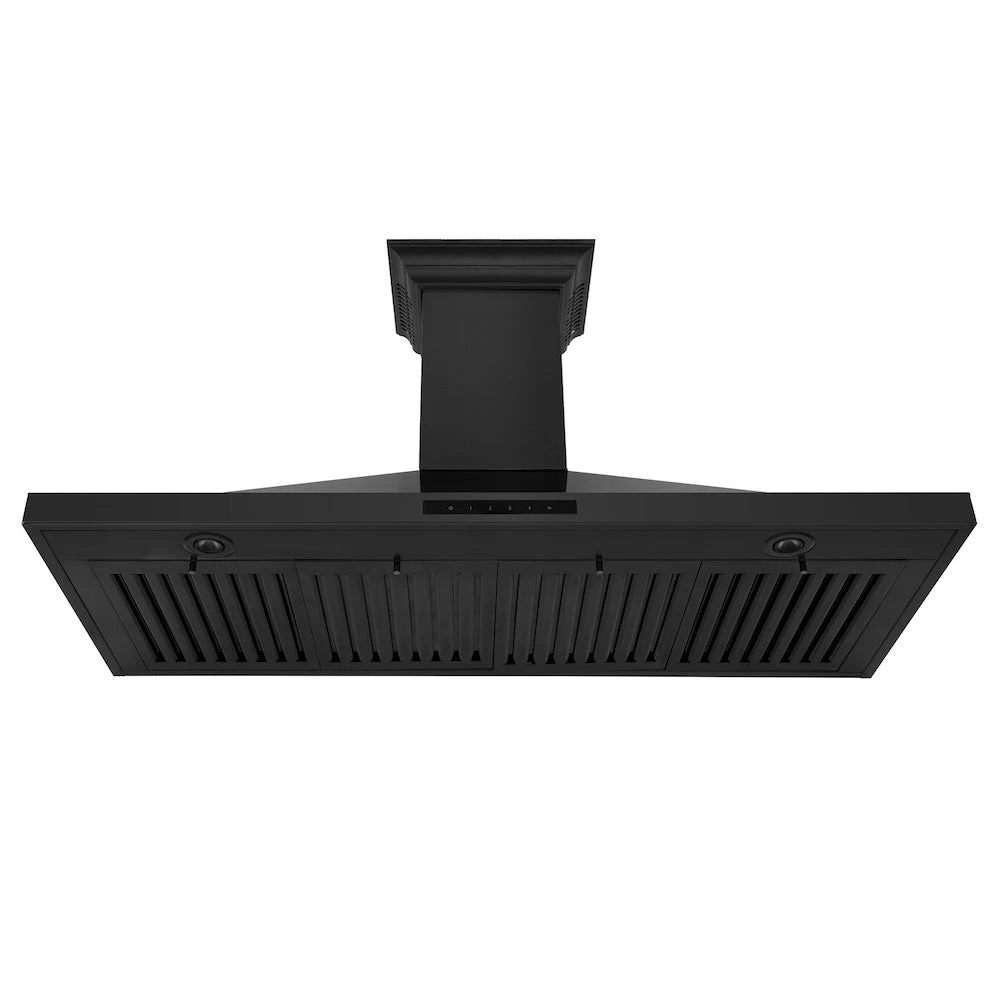 ZLINE 48 In. CrownSound™ Ducted Vent Wall Mount Range Hood In Black Stainless Steel With Built-in Bluetooth Speakers (BSKBNCRN-BT-48)(Zline 48 Wall Mount Range Hood Black Stainless Steel Crownsound Bskbncrn Bt 48) 6 ZLINE 48 In. CrownSound™ Ducted Vent Wall Mount Range Hood In Black Stainless Steel With Built-in Bluetooth Speakers (BSKBNCRN-BT-48)(Zline 48 Wall Mount Range Hood Black Stainless Steel Crownsound Bskbncrn Bt 48) - Image 6