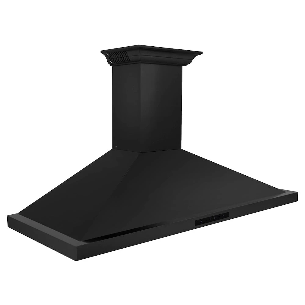 ZLINE 48 In. CrownSound™ Ducted Vent Wall Mount Range Hood In Black Stainless Steel With Built-in Bluetooth Speakers (BSKBNCRN-BT-48)(Zline 48 Wall Mount Range Hood Black Stainless Steel Crownsound Bskbncrn Bt 48) 4 ZLINE 48 In. CrownSound™ Ducted Vent Wall Mount Range Hood In Black Stainless Steel With Built-in Bluetooth Speakers (BSKBNCRN-BT-48)(Zline 48 Wall Mount Range Hood Black Stainless Steel Crownsound Bskbncrn Bt 48) - Image 4