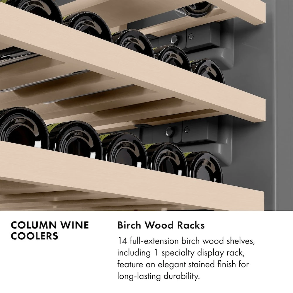 ZLINE 18 In. 9.0 Cu. Ft. Triple Zone 68 Bottle Right Hinge Column Wine Cooler In Stainless Steel (RCWVR-304-18)(Zline 18 Triple Zone Right Hinge Column Wine Cooler Stainless Steel Rcwvr 304 18) 11 ZLINE 18 In. 9.0 Cu. Ft. Triple Zone 68 Bottle Right Hinge Column Wine Cooler In Stainless Steel (RCWVR-304-18)(Zline 18 Triple Zone Right Hinge Column Wine Cooler Stainless Steel Rcwvr 304 18) - Image 11