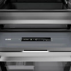 ZLINE 18 In. 8.6 Cu. Ft. Left Hinge Column Freezer In Stainless Steel With Graphite Gray Interior (RCFVL-304-18)(Zline 18 Left Hinge Column Freezer Stainless Steel Graphite Gray Rcfvl 304 18) -Induction Cooktop Store zline built in stainless steel column freezer RCFVL 304 18 detail touch panel 2 1fc1a111 1153 470d 9506 52f6462f3916