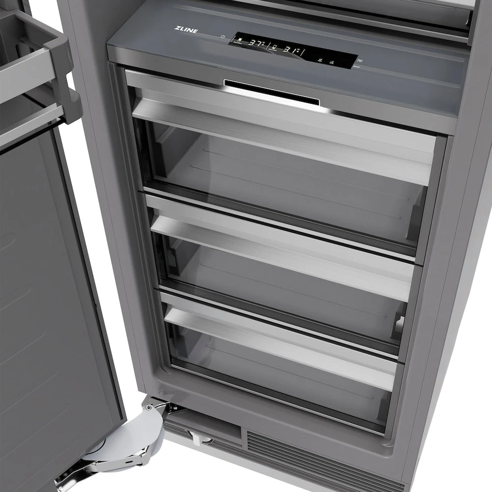 ZLINE 30 In. 16.7 Cu. Ft. Column Refrigerator In Stainless Steel With Graphite Gray Interior (RCRV-304-30)(Zline 30 Column Refrigerator Stainless Steel Graphite Gray Rcrv 304 30) 7 ZLINE 30 In. 16.7 Cu. Ft. Column Refrigerator In Stainless Steel With Graphite Gray Interior (RCRV-304-30)(Zline 30 Column Refrigerator Stainless Steel Graphite Gray Rcrv 304 30) - Image 7