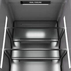 ZLINE 30 In. 16.7 Cu. Ft. Column Refrigerator In Stainless Steel With Graphite Gray Interior (RCRV-304-30)(Zline 30 Column Refrigerator Stainless Steel Graphite Gray Rcrv 304 30) 25 ZLINE 30 In. 16.7 Cu. Ft. Column Refrigerator In Stainless Steel With Graphite Gray Interior (RCRV-304-30)(Zline 30 Column Refrigerator Stainless Steel Graphite Gray Rcrv 304 30) -Induction Cooktop Store zline built in stainless steel column refrigerator RCRV 304 30 detail illumination 414a8b4d 46cd 44aa 88a0 1f318c967430