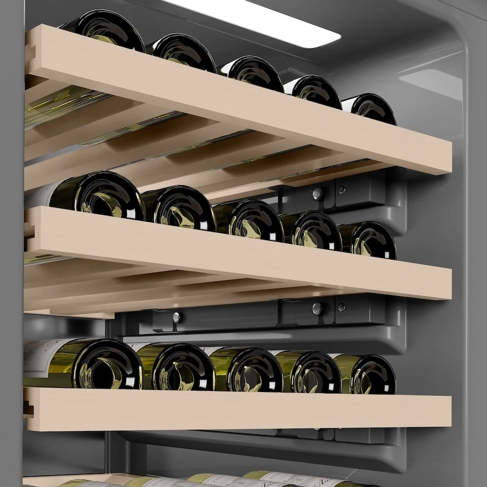 ZLINE 18 In. 9.0 Cu. Ft. Triple Zone 68 Bottle Right Hinge Column Wine Cooler In Stainless Steel (RCWVR-304-18)(Zline 18 Triple Zone Right Hinge Column Wine Cooler Stainless Steel Rcwvr 304 18) 8 ZLINE 18 In. 9.0 Cu. Ft. Triple Zone 68 Bottle Right Hinge Column Wine Cooler In Stainless Steel (RCWVR-304-18)(Zline 18 Triple Zone Right Hinge Column Wine Cooler Stainless Steel Rcwvr 304 18) - Image 8