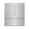 ZLINE 72 In. 39.6 Cu. Ft. French Door Built-In Bottom Freezer Refrigerator With Water Dispensers And Ice Makers In Stainless Steel (RBIT-304-72)(Zline 72 Built In Refrigerator Stainless Steel Rbit 304 72)