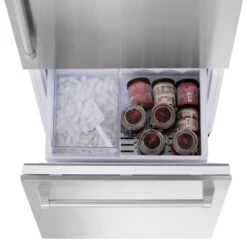 ZLINE 30 In. 16.1 Cu. Ft. Built-In Bottom Freezer Refrigerator With Water Dispenser And Ice Maker In Stainless Steel (RBIV-304-30)(Zline 30 Built In Refrigerator Stainless Steel Rbiv 304 30) -Induction Cooktop Store zline built in stainless steel refrigerator RBIV 304 30 detail freezer food 3 055f8799 a029 4268 ac14 aee6a6c5be98