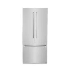 ZLINE 36 In. 19.6 Cu. Ft. French Door Built-In Bottom Freezer Refrigerator With Water Dispenser And Ice Maker In Stainless Steel (RBIV-304-36)(Zline 36 Built In Refrigerator Stainless Steel Rbiv 304 36) 16 ZLINE 36 In. 19.6 Cu. Ft. French Door Built-In Bottom Freezer Refrigerator With Water Dispenser And Ice Maker In Stainless Steel (RBIV-304-36)(Zline 36 Built In Refrigerator Stainless Steel Rbiv 304 36) -Induction Cooktop Store zline built in stainless steel refrigerator RBIV 304 36 front main