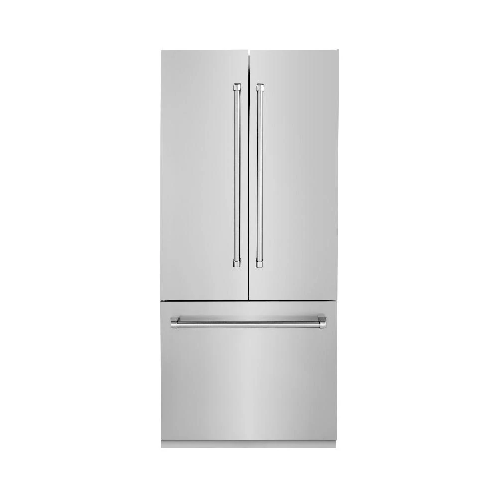ZLINE 36 In. 19.6 Cu. Ft. French Door Built-In Bottom Freezer Refrigerator With Water Dispenser And Ice Maker In Stainless Steel (RBIV-304-36)(Zline 36 Built In Refrigerator Stainless Steel Rbiv 304 36) 1 ZLINE 36 In. 19.6 Cu. Ft. French Door Built-In Bottom Freezer Refrigerator With Water Dispenser And Ice Maker In Stainless Steel (RBIV-304-36)(Zline 36 Built In Refrigerator Stainless Steel Rbiv 304 36)