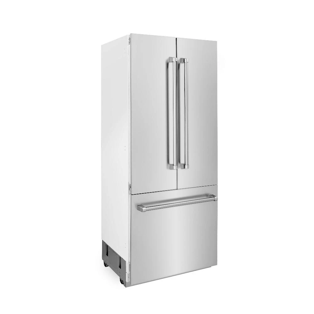 ZLINE 36 In. 19.6 Cu. Ft. French Door Built-In Bottom Freezer Refrigerator With Water Dispenser And Ice Maker In Stainless Steel (RBIV-304-36)(Zline 36 Built In Refrigerator Stainless Steel Rbiv 304 36) 2 ZLINE 36 In. 19.6 Cu. Ft. French Door Built-In Bottom Freezer Refrigerator With Water Dispenser And Ice Maker In Stainless Steel (RBIV-304-36)(Zline 36 Built In Refrigerator Stainless Steel Rbiv 304 36) - Image 2