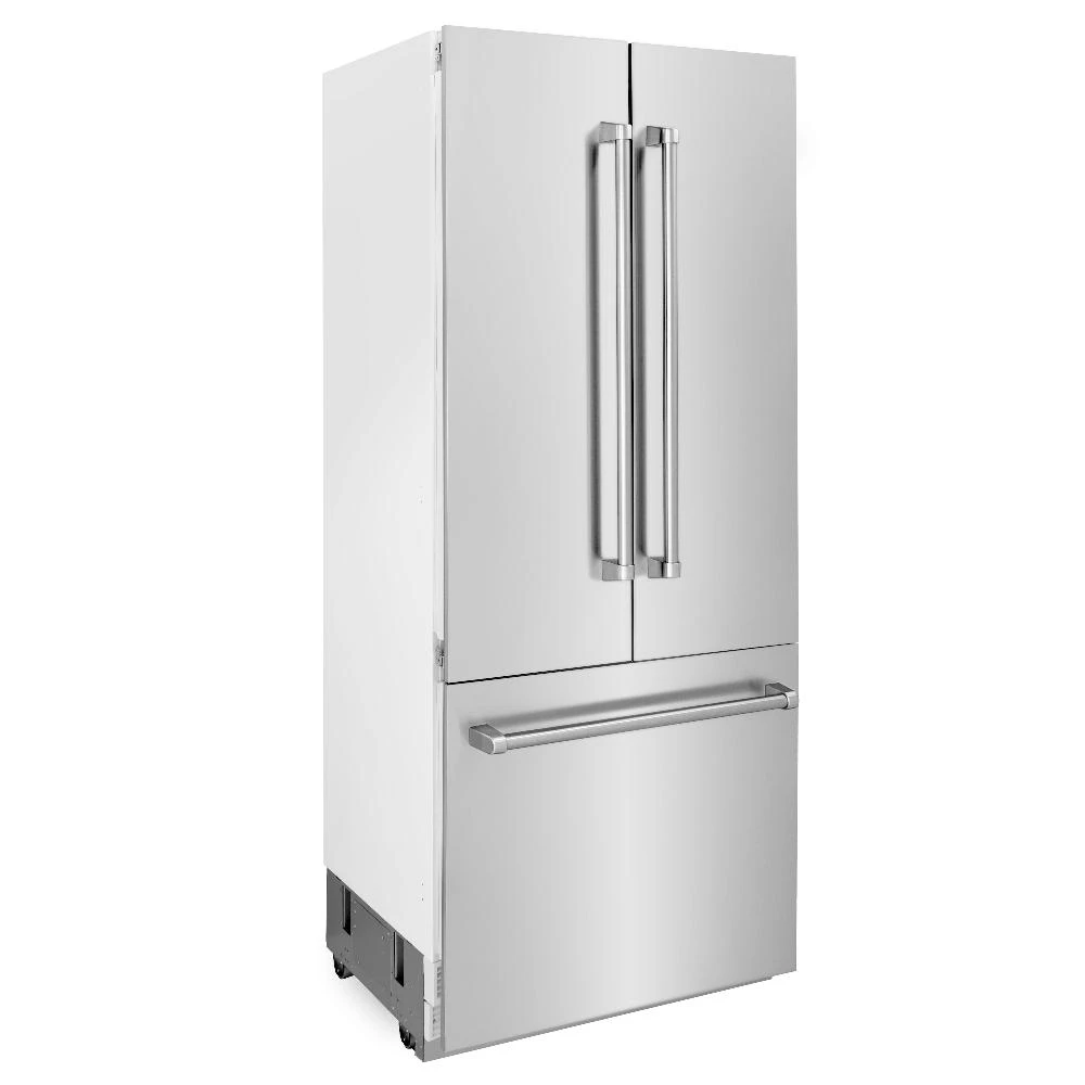 ZLINE 36 In. 19.6 Cu. Ft. French Door Built-In Bottom Freezer Refrigerator With Water Dispenser And Ice Maker In Stainless Steel (RBIV-304-36)(Zline 36 Built In Refrigerator Stainless Steel Rbiv 304 36) 13 ZLINE 36 In. 19.6 Cu. Ft. French Door Built-In Bottom Freezer Refrigerator With Water Dispenser And Ice Maker In Stainless Steel (RBIV-304-36)(Zline 36 Built In Refrigerator Stainless Steel Rbiv 304 36) - Image 13
