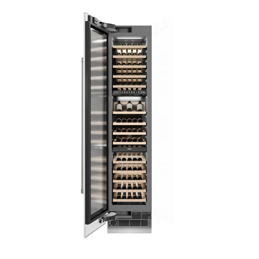 ZLINE 18 In. 9.0 Cu. Ft. Triple Zone 68 Bottle Left Hinge Column Wine Cooler In White Matte (RCWVL-WM-18)(Zline 18 Triple Zone Left Hinge Column Wine Cooler White Matte Rcwvl Wm 18) 5 ZLINE 18 In. 9.0 Cu. Ft. Triple Zone 68 Bottle Left Hinge Column Wine Cooler In White Matte (RCWVL-WM-18)(Zline 18 Triple Zone Left Hinge Column Wine Cooler White Matte Rcwvl Wm 18) - Image 5