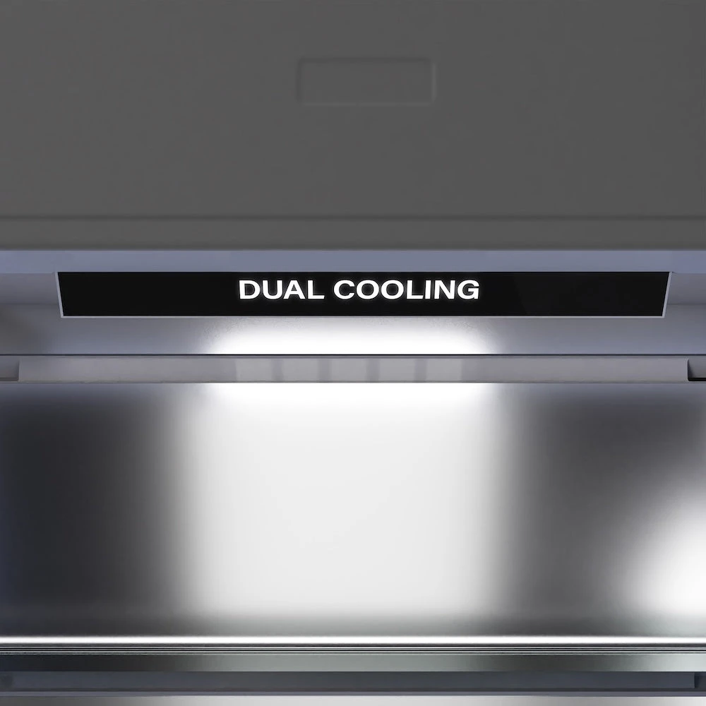 ZLINE 36 In. 19.8 Cu. Ft. Built-In Bottom Freezer Refrigerator With Water Dispenser And Ice Maker In White Matte With Graphite Gray Interior (GRBIT-WM-36)(Zline 36 Built In Refrigerator White Matte Graphite Gray Grbit Wm 36) 9 ZLINE 36 In. 19.8 Cu. Ft. Built-In Bottom Freezer Refrigerator With Water Dispenser And Ice Maker In White Matte With Graphite Gray Interior (GRBIT-WM-36)(Zline 36 Built In Refrigerator White Matte Graphite Gray Grbit Wm 36) - Image 9