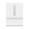 ZLINE 60 In. 32.2 Cu. Ft. French Door Built-In Bottom Freezer Refrigerator With Water Dispensers And Ice Makers In White Matte (RBIV-WM-60)(Zline 60 Built In Refrigerator White Matte Rbiv Wm 60)