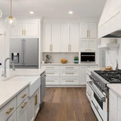 ZLINE 36 In. 21.6 Cu. Ft. Counter-Depth French Door Refrigerator With Water And Ice Dispenser In Fingerprint-Resistant Stainless Steel (RFM-W-36)(Zline 36 Counter Depth Refrigerator Stainless Steel Rfm W 36) -Induction Cooktop Store zline french door stainless steel refrigerator RFM W 36 SR60D 36S lifestyle white front far b1c46d09 b402 4eed a90d f0bc83d6c84a