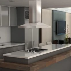 ZLINE 30 In. Convertible Vent Island Mount Range Hood In Stainless Steel (GL1i-30)(Zline 30 Island Mount Range Hood Stainless Steel Gl1i 30) -Induction Cooktop Store zline island mount range hood in stainless steel gl1i range hoods zline kitchen and bath 738952