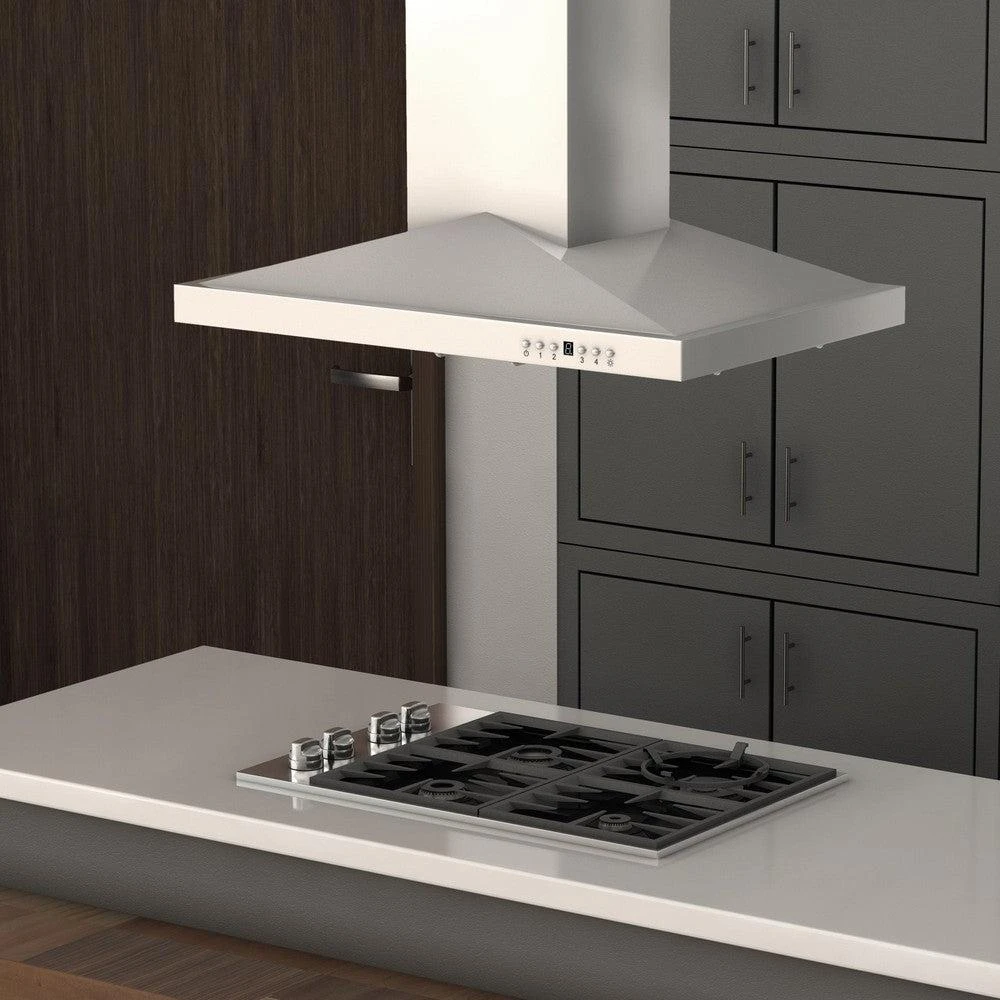 ZLINE 36 In. Convertible Vent Island Mount Range Hood In Stainless Steel (GL1i-36)(Zline 36 Island Mount Range Hood Stainless Steel Gl1i 36) 2 ZLINE 36 In. Convertible Vent Island Mount Range Hood In Stainless Steel (GL1i-36)(Zline 36 Island Mount Range Hood Stainless Steel Gl1i 36) - Image 2