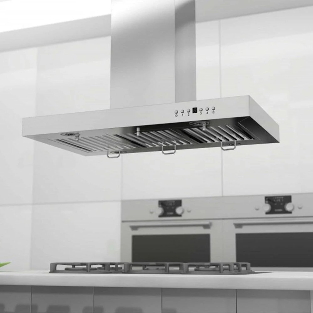 ZLINE 48 In. Convertible Vent Island Mount Range Hood In Stainless Steel (KE2i-48)(Zline 48 Island Mount Range Hood Stainless Steel Ke2i 48) 2 ZLINE 48 In. Convertible Vent Island Mount Range Hood In Stainless Steel (KE2i-48)(Zline 48 Island Mount Range Hood Stainless Steel Ke2i 48) - Image 2