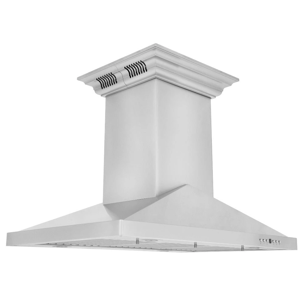 ZLINE 36 In. CrownSound™ Ducted Vent Island Mount Range Hood In Stainless Steel With Built-in Bluetooth Speakers (GL1iCRN-BT-36)(Zline 36 Island Mount Range Hood Stainless Steel Crownsound Gl1icrn Bt 36) 6 ZLINE 36 In. CrownSound™ Ducted Vent Island Mount Range Hood In Stainless Steel With Built-in Bluetooth Speakers (GL1iCRN-BT-36)(Zline 36 Island Mount Range Hood Stainless Steel Crownsound Gl1icrn Bt 36) - Image 6