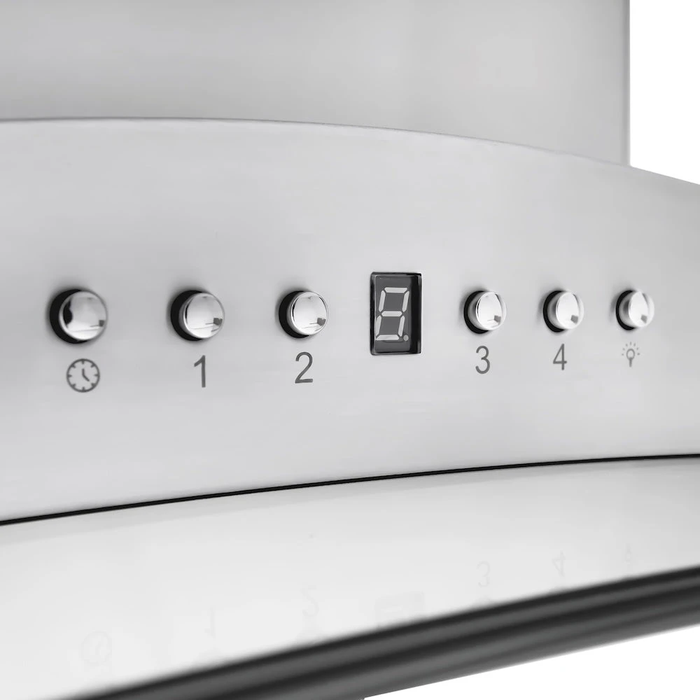 ZLINE 36 In. Convertible Vent Island Mount Range Hood In Stainless Steel And Glass (GL9i-36)(Zline 36 Island Mount Range Hood Stainless Steel Glass Gl9i 36) 6 ZLINE 36 In. Convertible Vent Island Mount Range Hood In Stainless Steel And Glass (GL9i-36)(Zline 36 Island Mount Range Hood Stainless Steel Glass Gl9i 36) - Image 6