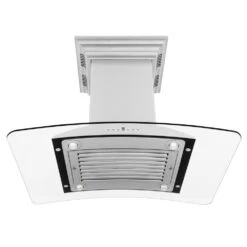 ZLINE 30 In. CrownSound™ Ducted Vent Island Mount Range Hood In Stainless Steel And Glass With Built-in Bluetooth Speakers (GL9iCRN-BT-30)(Zline 30 Island Mount Range Hood Stainless Steel Crownsound Gl9icrn Bt 30) 23 ZLINE 30 In. CrownSound™ Ducted Vent Island Mount Range Hood In Stainless Steel And Glass With Built-in Bluetooth Speakers (GL9iCRN-BT-30)(Zline 30 Island Mount Range Hood Stainless Steel Crownsound Gl9icrn Bt 30) -Induction Cooktop Store zline island range hood GL9iCRN BT 36 front under 77e9a2ed 7a4c 4c57 8fd4 8e4ddd8991c1