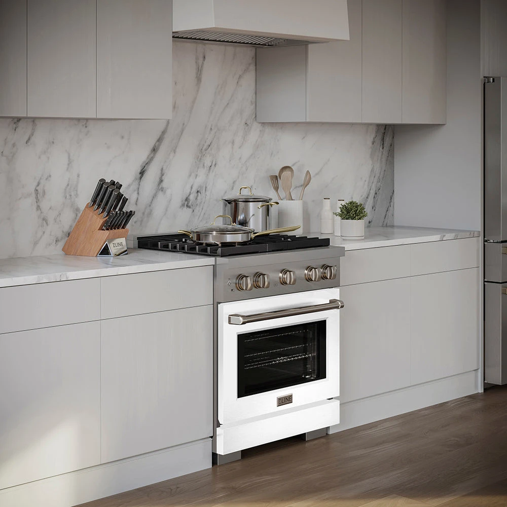 ZLINE 30 In. 4.2 Cu. Ft. Paramount Dual Fuel Range With 4 Burner DuoPro™ Cooktop And Electric Convection Oven With White Matte Door (PSDR-WM-30)(Zline 30 Paramount Dual Fuel Range Duopro Stainless Steel White Matte Psdr Wm 30) 13 ZLINE 30 In. 4.2 Cu. Ft. Paramount Dual Fuel Range With 4 Burner DuoPro™ Cooktop And Electric Convection Oven With White Matte Door (PSDR-WM-30)(Zline 30 Paramount Dual Fuel Range Duopro Stainless Steel White Matte Psdr Wm 30) - Image 13