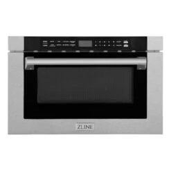 ZLINE 24 In. 1.2 Cu. Ft. Built-in Microwave Drawer With A Traditional Handle In Satin Stainless Steel (MWD-1-SS-H)(Zline 24 Microwave Drawer Satin Stainless Steel Traditional Mwd 1 Ss H) -Induction Cooktop Store zline microwave drawer MWD 1 SS H hero c5ca2377 cc6b 413d af06 31131ec3a7ed