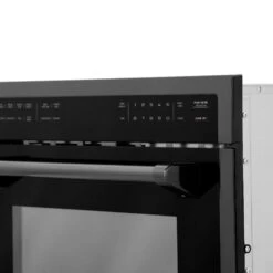 ZLINE 24 In. Black Stainless Steel Built-in Convection Microwave Oven With Speed And Sensor Cooking (MWO-24-BS)(Zline 24 Convection Microwave Oven Black Stainless Steel Mwo 24 Bs) -Induction Cooktop Store zline microwave oven MWO 24 BS detail 1