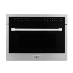 ZLINE 24 In. Stainless Steel Built-in Convection Microwave Oven With Speed And Sensor Cooking (MWO-24)(Zline 24 Convection Microwave Oven Stainless Steel Mwo 24) -Induction Cooktop Store zline microwave oven MWO 24 front