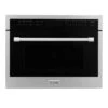 ZLINE 24 In. Stainless Steel Built-in Convection Microwave Oven With Speed And Sensor Cooking (MWO-24)(Zline 24 Convection Microwave Oven Stainless Steel Mwo 24)