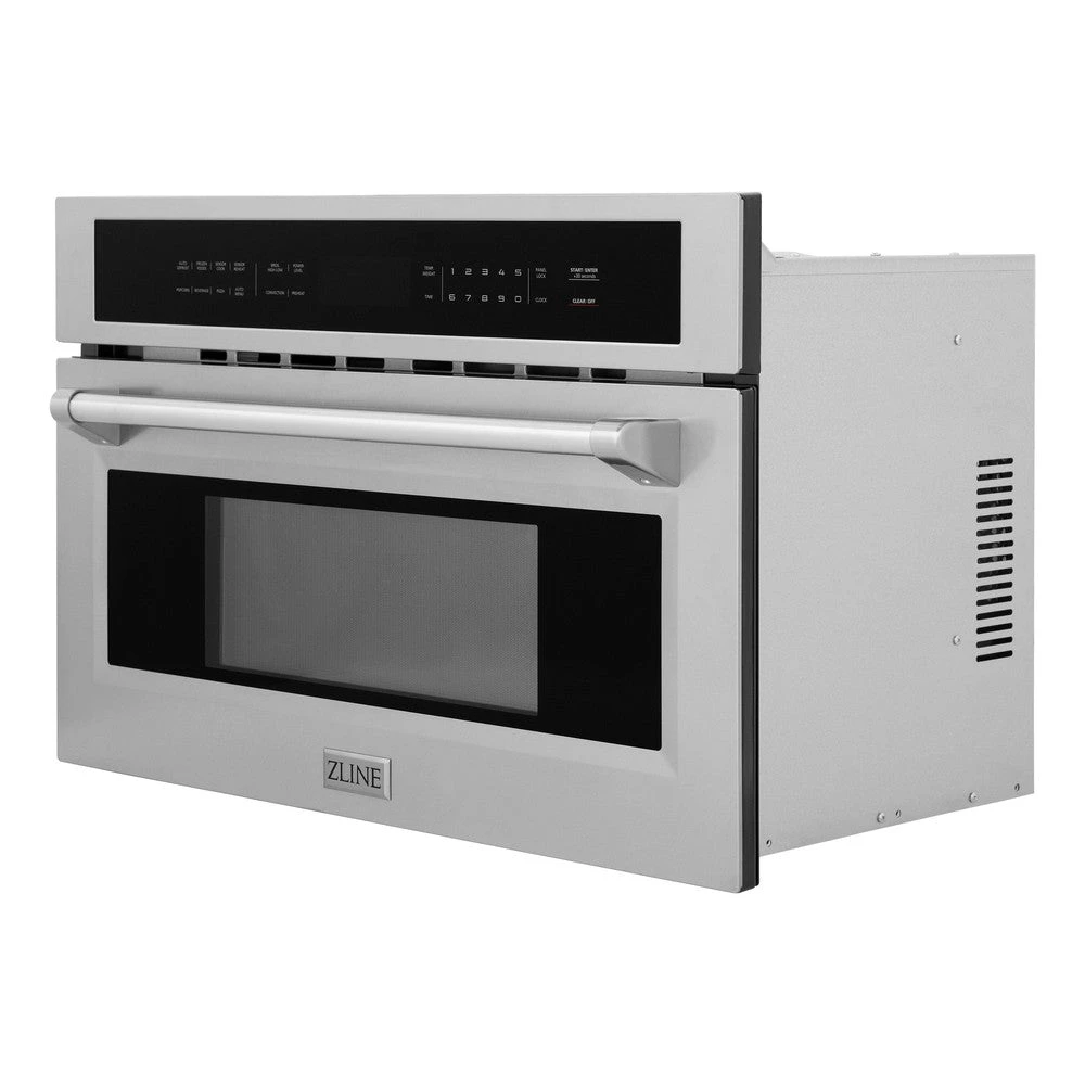 ZLINE 30 In. 1.6 Cu Ft. Stainless Steel Built-in Convection Microwave Oven (MWO-30)(Zline 30 Convection Microwave Oven Stainless Steel Mwo 30) 2 ZLINE 30 In. 1.6 Cu Ft. Stainless Steel Built-in Convection Microwave Oven (MWO-30)(Zline 30 Convection Microwave Oven Stainless Steel Mwo 30) - Image 2