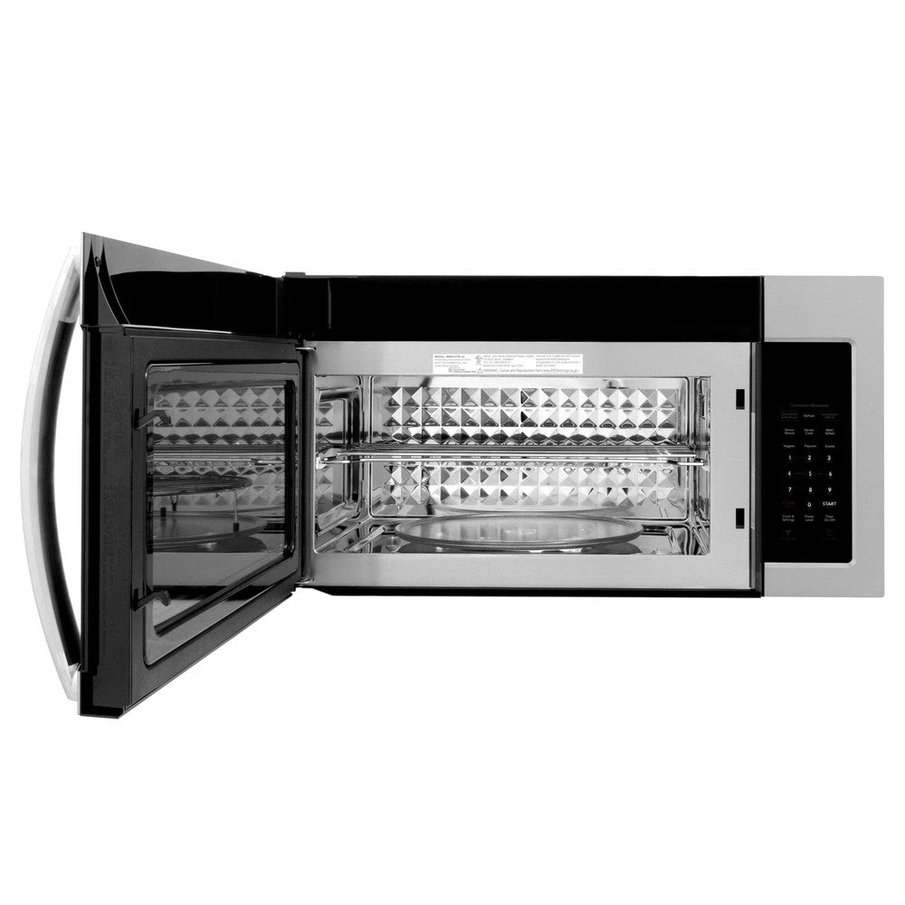 ZLINE 30 In. Stainless Steel Over The Range Convection Microwave Oven With Modern Handle (MWO-OTR-30)(Zline 30 Over The Range Microwave Stainless Steel Mwo Otr 30) 9 ZLINE 30 In. Stainless Steel Over The Range Convection Microwave Oven With Modern Handle (MWO-OTR-30)(Zline 30 Over The Range Microwave Stainless Steel Mwo Otr 30) - Image 9