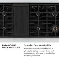 ZLINE 48 In. Paramount Gas Rangetop With 8 Burners And Porcelain Cooktop In Stainless Steel (SRT48)(Zline 48 Paramount Gas Rangetop Stainless Steel Srt48) 26 ZLINE 48 In. Paramount Gas Rangetop With 8 Burners And Porcelain Cooktop In Stainless Steel (SRT48)(Zline 48 Paramount Gas Rangetop Stainless Steel Srt48) -Induction Cooktop Store zline paramount gas rangetop SRT48 infographic griddle d3d8e4d6 8ec3 4077 bce9 880e2f31a30b