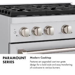 ZLINE 30 In. 4.2 Cu. Ft. Paramount Gas Range With 4 Burner DuoPro™ Cooktop And Convection Gas Oven In Satin Stainless Steel With White Matte Door (PSGRS-WM-30)(Zline 30 Paramount Gas Range Duopro Satin Stainless Steel White Matte Psgrs Wm 30) 32 ZLINE 30 In. 4.2 Cu. Ft. Paramount Gas Range With 4 Burner DuoPro™ Cooktop And Convection Gas Oven In Satin Stainless Steel With White Matte Door (PSGRS-WM-30)(Zline 30 Paramount Gas Range Duopro Satin Stainless Steel White Matte Psgrs Wm 30) -Induction Cooktop Store zline paramount range infographic modern cooktop ad01b269 8063 456f a633 3780496cbf6f