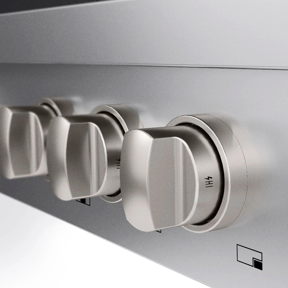 ZLINE 36 In. Paramount Gas Rangetop With 6 Brass Burners And Porcelain Cooktop In Stainless Steel (SRT-BR-36)(Zline 36 Paramount Gas Rangetop 6 Brass Burners Porcelacooktop Stainless Steel Srt Br 36) 5 ZLINE 36 In. Paramount Gas Rangetop With 6 Brass Burners And Porcelain Cooktop In Stainless Steel (SRT-BR-36)(Zline 36 Paramount Gas Rangetop 6 Brass Burners Porcelacooktop Stainless Steel Srt Br 36) - Image 5