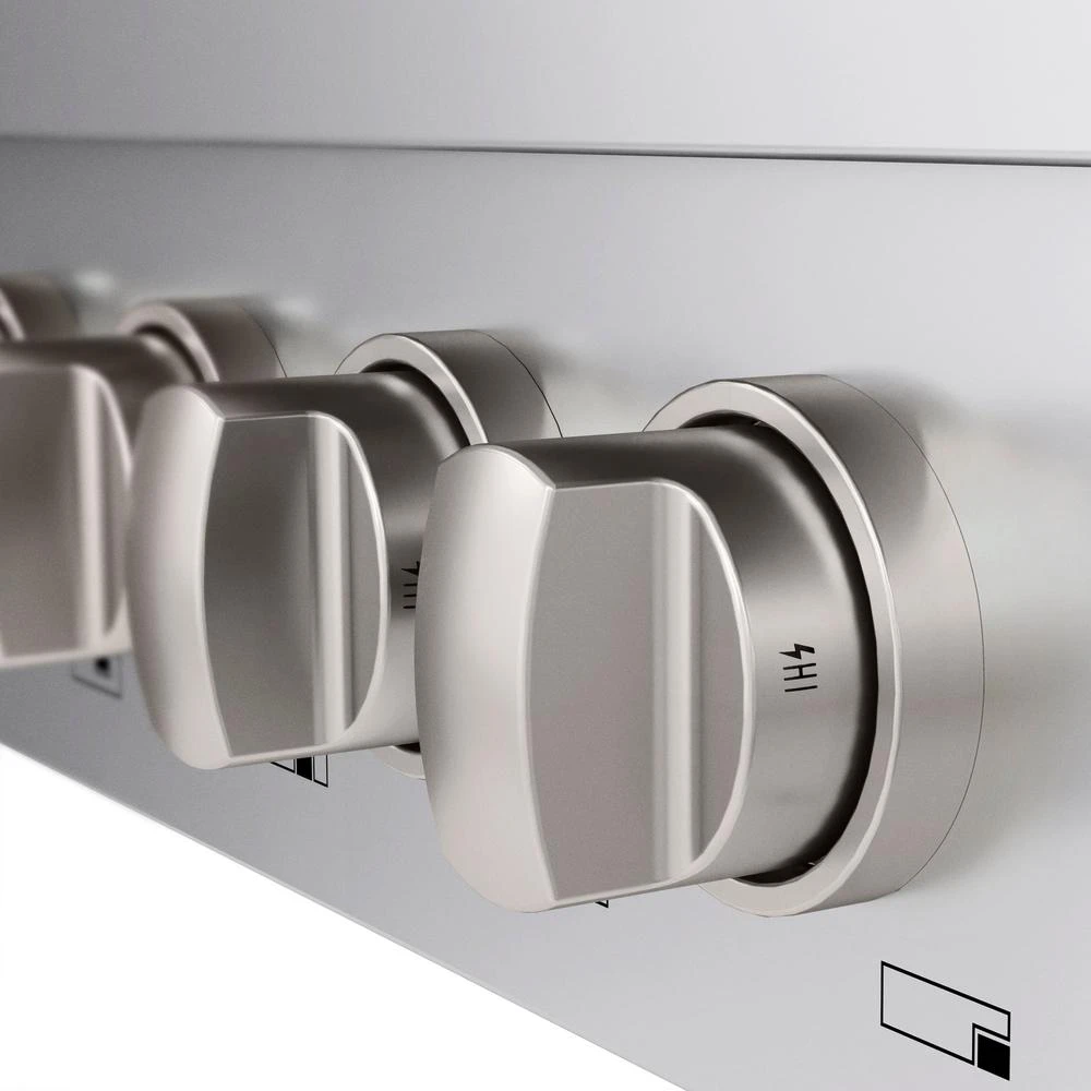 ZLINE 48 In. Paramount Gas Rangetop With 8 Brass Burners And Porcelain Cooktop In Stainless Steel (SRT-BR-48)(Zline 48 Paramount Gas Rangetop Stainless Steel Srt Br 48) 7 ZLINE 48 In. Paramount Gas Rangetop With 8 Brass Burners And Porcelain Cooktop In Stainless Steel (SRT-BR-48)(Zline 48 Paramount Gas Rangetop Stainless Steel Srt Br 48) - Image 7