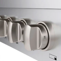 ZLINE 48 In. Paramount Gas Rangetop With 8 Burners And Porcelain Cooktop In Stainless Steel (SRT48)(Zline 48 Paramount Gas Rangetop Stainless Steel Srt48) 21 ZLINE 48 In. Paramount Gas Rangetop With 8 Burners And Porcelain Cooktop In Stainless Steel (SRT48)(Zline 48 Paramount Gas Rangetop Stainless Steel Srt48) -Induction Cooktop Store zline paramount stainless steel range top SRT48 knob detail e7c57465 1ab1 4640 b45e 686e9d03388d