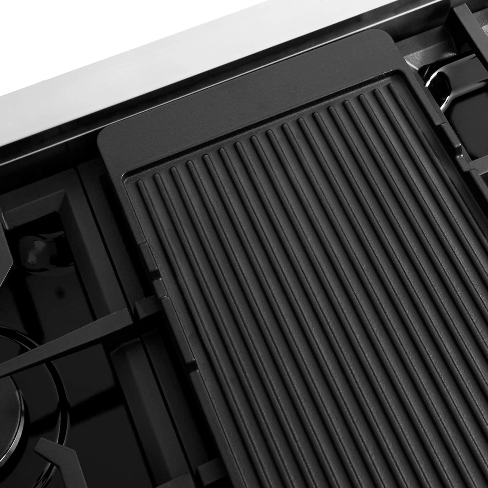 ZLINE 48 In. Paramount Gas Rangetop With 8 Burners And Porcelain Cooktop In Stainless Steel (SRT48)(Zline 48 Paramount Gas Rangetop Stainless Steel Srt48) 5 ZLINE 48 In. Paramount Gas Rangetop With 8 Burners And Porcelain Cooktop In Stainless Steel (SRT48)(Zline 48 Paramount Gas Rangetop Stainless Steel Srt48) - Image 5