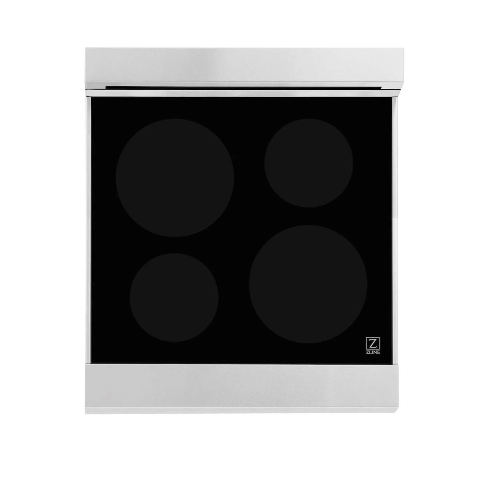 ZLINE 24 In. 2.8 Cu. Ft. Legacy Induction Range With 4 Element Cooktop And Electric Oven In Satin Stainless Steel And Black Matte Door (RAINDS-BLM-24)(Zline 24 Induction Range Satin Stainless Steel Black Matte Rainds Blm 24) 9 ZLINE 24 In. 2.8 Cu. Ft. Legacy Induction Range With 4 Element Cooktop And Electric Oven In Satin Stainless Steel And Black Matte Door (RAINDS-BLM-24)(Zline 24 Induction Range Satin Stainless Steel Black Matte Rainds Blm 24) - Image 9