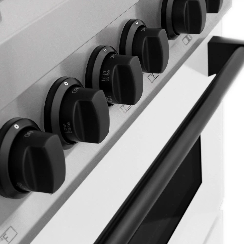 ZLINE Autograph Edition 48 In. Kitchen Package With Stainless Steel Dual Fuel Range With White Matte Door, Range Hood And Dishwasher With Matte Black Accents (3AKP-RAWMRHDWM48-MB)(Zline Autograph Edition 48 Kitchen Package Stainless Steel White Matte Matte Black 3akp Rawmrhdwm48 Mb) 4 ZLINE Autograph Edition 48 In. Kitchen Package With Stainless Steel Dual Fuel Range With White Matte Door, Range Hood And Dishwasher With Matte Black Accents (3AKP-RAWMRHDWM48-MB)(Zline Autograph Edition 48 Kitchen Package Stainless Steel White Matte Matte Black 3akp Rawmrhdwm48 Mb) - Image 4