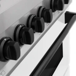 ZLINE Autograph Edition 48 In. Kitchen Package With Stainless Steel Dual Fuel Range With White Matte Door And Range Hood With Matte Black Accents (2AKP-RAWMRH48-MB)(Zline Autograph Edition 48 Kitchen Package Stainless Steel White Matte Matte Black 2akp Rawmrh48 Mb) -Induction Cooktop Store zline professional durasnow stainless steel dual fuel range RAZ WM 48 MB detail door 2 3e68fcce 3433 48ad 9090 6b91a4b6df68