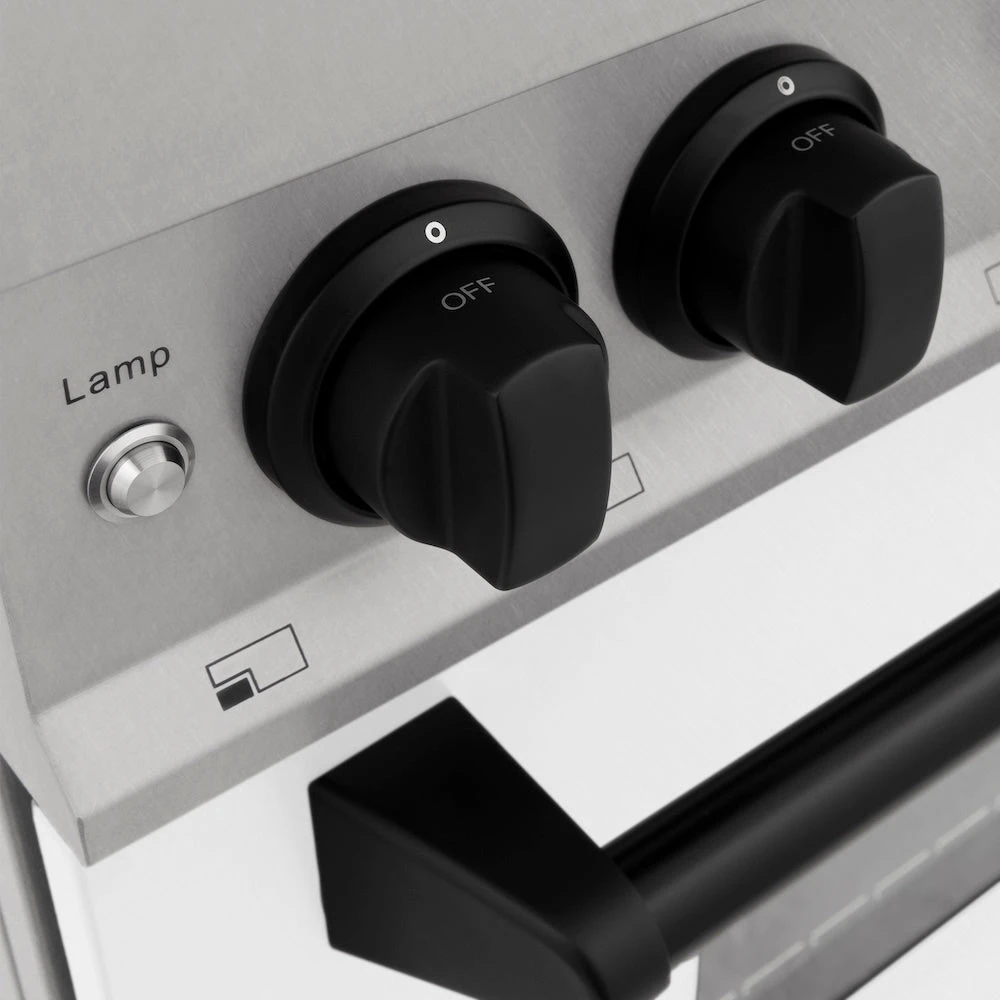 ZLINE Autograph Edition 36 In. 4.6 Cu. Ft. Legacy Dual Fuel Range With 6 Burner Gas Cooktop And Electric Convection Oven In Satin Stainless Steel With White Matte Door And Matte Black Accents (RASZ-WM-36-MB)(Zline Autograph Edition 36 Legacy Dual Fuel Range Satin Stainless Steel White Matte Matte Black Rasz Wm 36 Mb) 14 ZLINE Autograph Edition 36 In. 4.6 Cu. Ft. Legacy Dual Fuel Range With 6 Burner Gas Cooktop And Electric Convection Oven In Satin Stainless Steel With White Matte Door And Matte Black Accents (RASZ-WM-36-MB)(Zline Autograph Edition 36 Legacy Dual Fuel Range Satin Stainless Steel White Matte Matte Black Rasz Wm 36 Mb) - Image 14